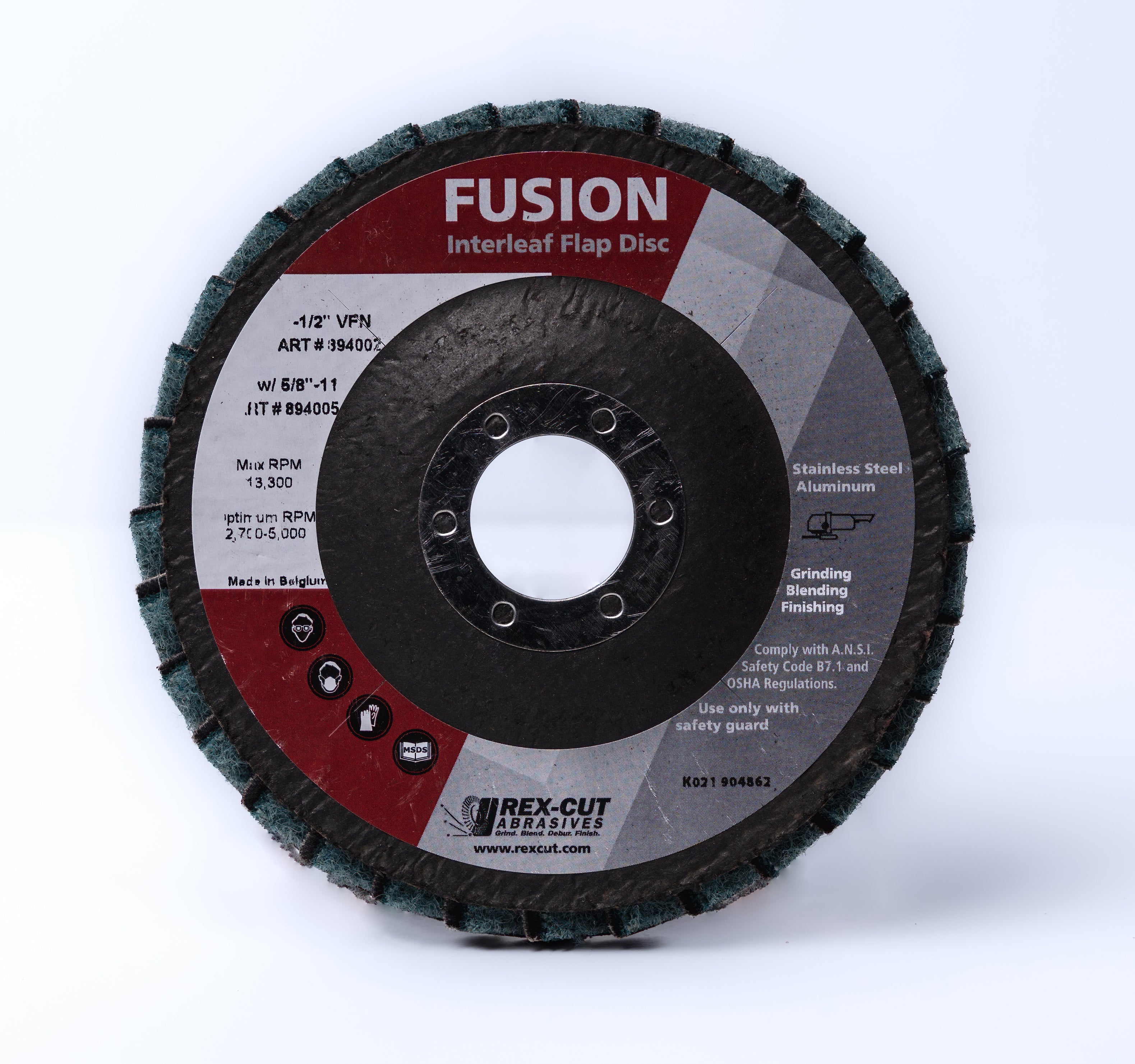 Fusion Interleaf Flap Discs – Rex-Cut Abrasives