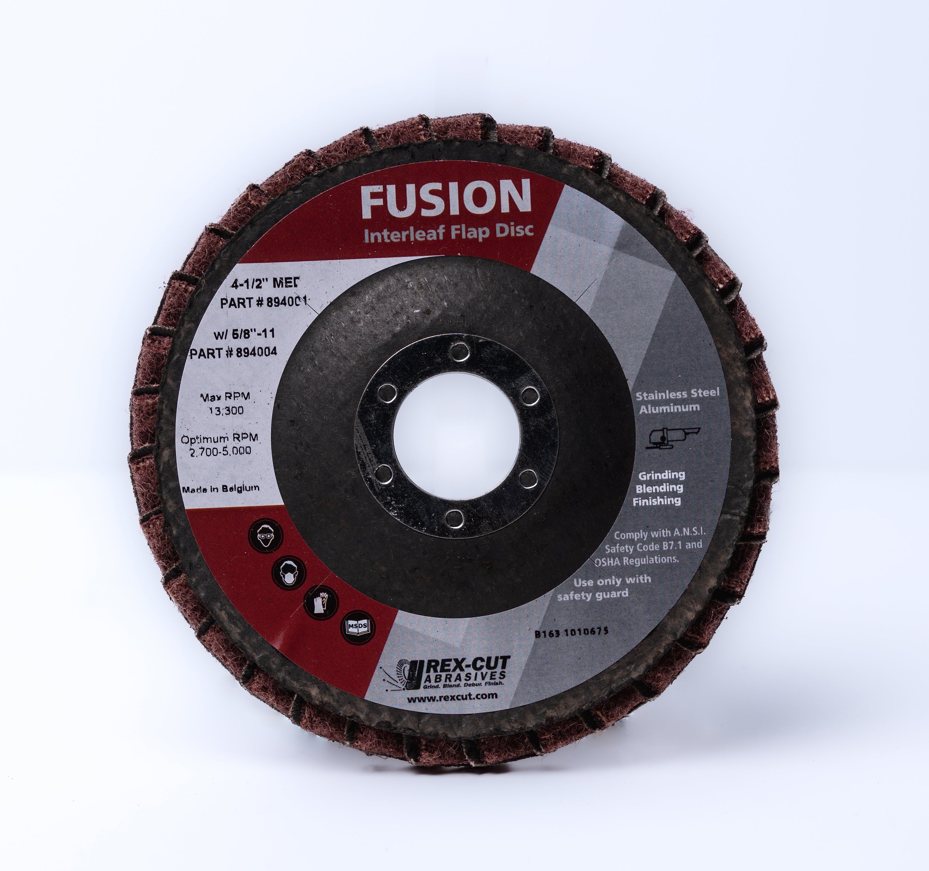 Fusion Interleaf Flap Discs – Rex-Cut Abrasives