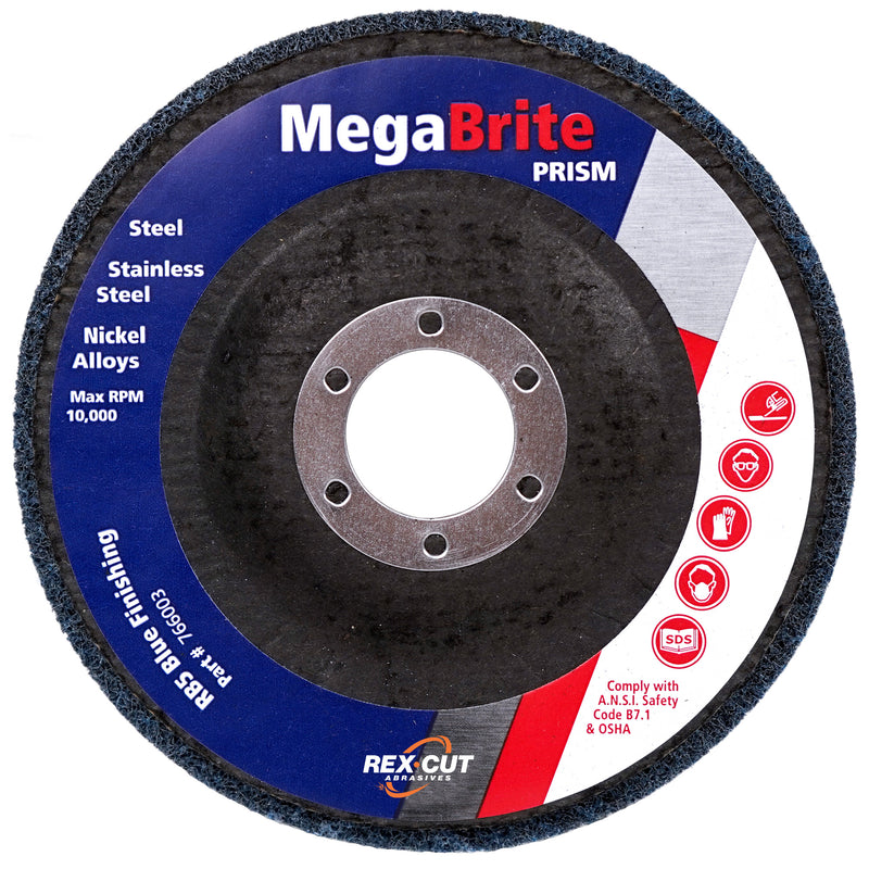 MegaBrite PRISM Type 27 Blue finishing disc 766003