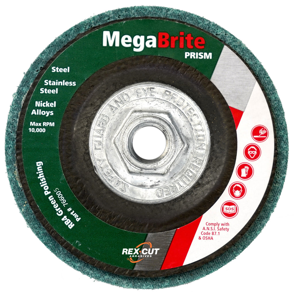 MegaBrite PRISM Type 27 Green Polishing disc 766005