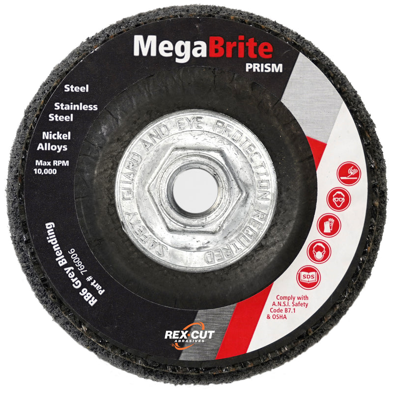 MegaBrite PRISM Type 27 Grey Blending disc 766006