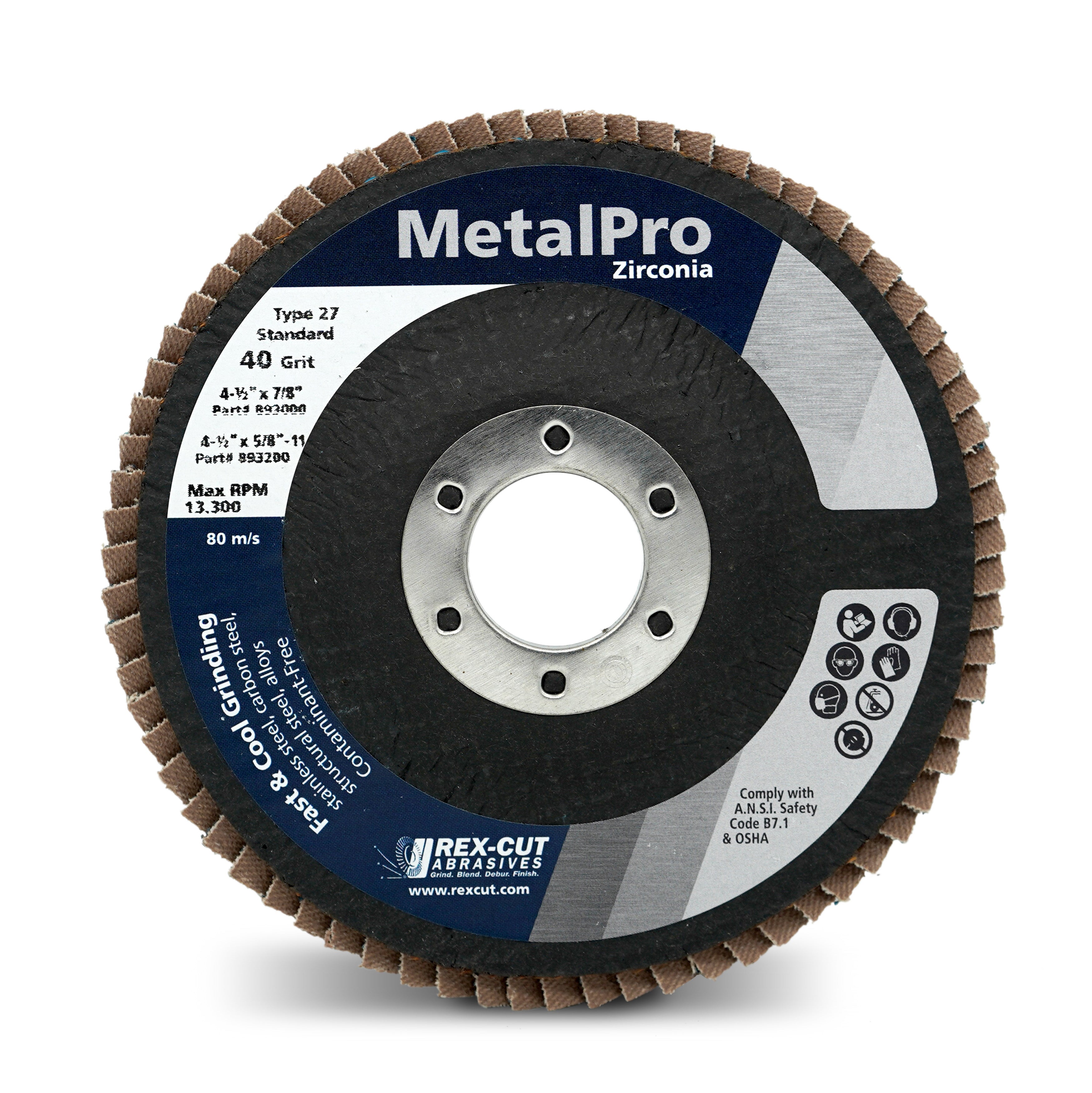 MetalPro Zirconia Flap Discs | High-Performance Abrasive Discs for