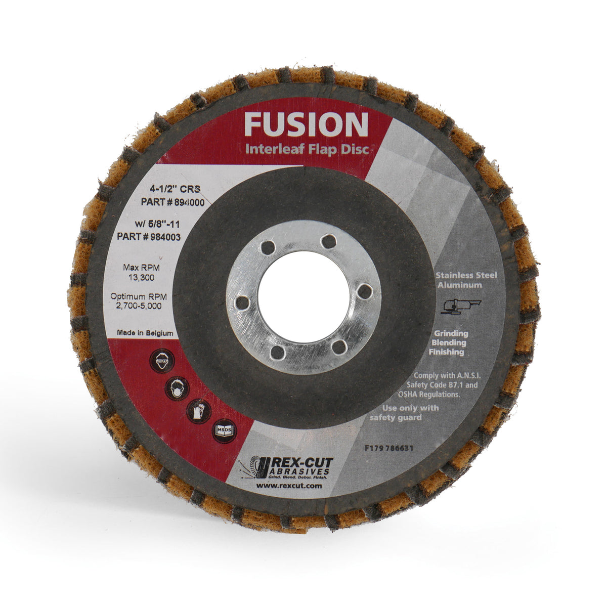 Fusion Interleaf Flap Discs – Rex-Cut Abrasives